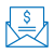 Email with invoice icon